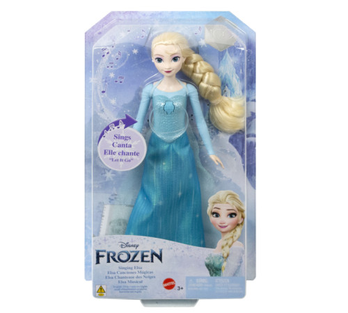 disney princess hlw55 păpușa frozen "elsa cântă"