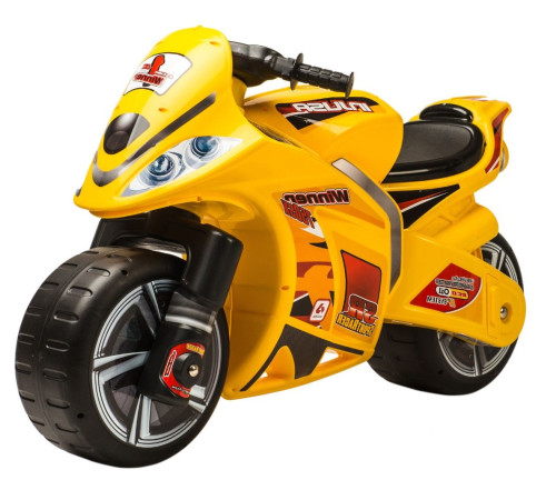 injusa Мото беговел "winner ride-on" жёлтый