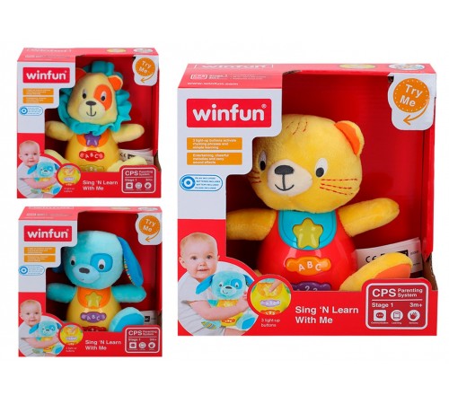 Winfun 42570 Плюшевая музыкальная игрушка в асс. winfun 42570 Плюшевая музыкальная игрушка в асс.