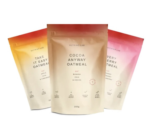 nutrino lab terci de fulgi de ovaz-banana-chia-cacao-vanilie (200 g)