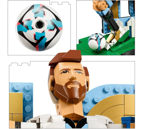 lego editions 43015 constructor "lionel messi &ndash; legendă a fotbalului" (958 el.)