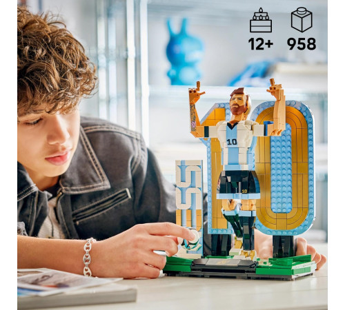 lego editions 43015 constructor "lionel messi &ndash; legendă a fotbalului" (958 el.)