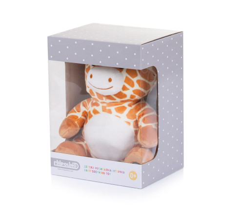 chipolino Плюшевая музыкальная игрушка с ночником "giraffe" pil02305giff