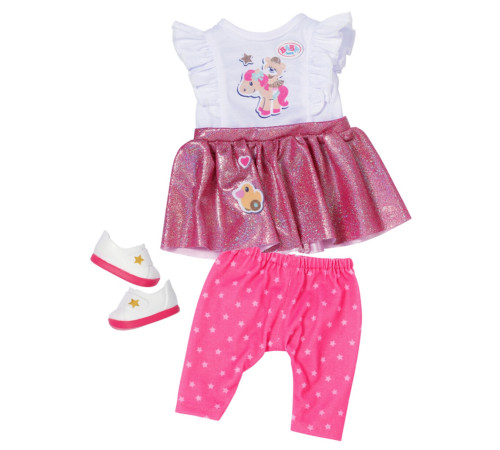 zapf creation 836330 set de haine pentru păpușă baby born (36 cm)
