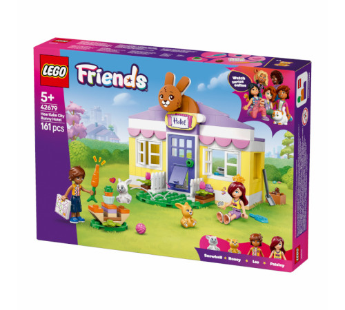  lego friends 42679 Конструктор "Отель Кролик в Хартлейк-Сити" (161 дет.)