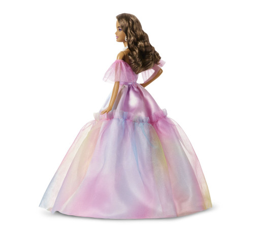 barbie jjx77 păpușa "barbie signature collectible birthday wishes" &icirc;ntr-o rochie curcubeu
