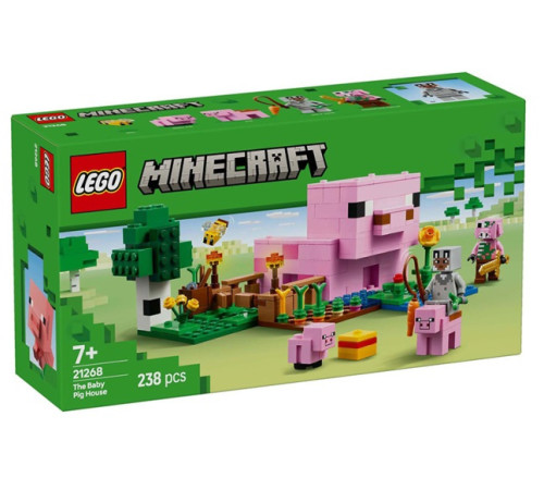 Jucării pentru Copii - Magazin Online de Jucării ieftine in Chisinau Baby-Boom in Moldova lego minecraft 21268 constructor "casa porcușorului" (238 el.)