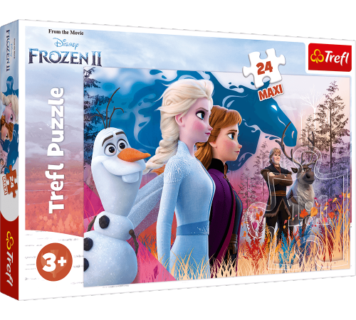 trefl 14298 maxi-puzzle "călătorie magică/frozen" (24 el.)