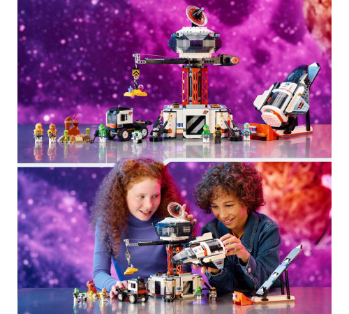 lego city  60434 Конструктор "Космическая база и ракетная платформа" (1422 дет.)
