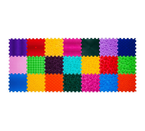 Детский магазин в Кишиневе в Молдове ortek 11278 Коврик-пазл ортопедический - массажный "mega mix" (21 эл.)