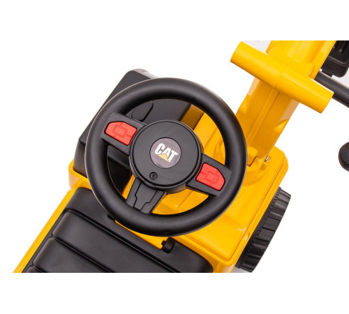 baby mix 53453 mașina excavator cat (galben)