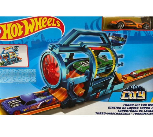 hot wheels fjn34 set de joacă pliabil cu o mașină (în sort)