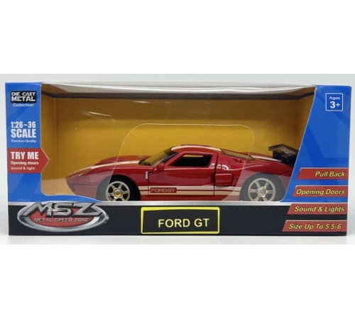 Детский магазин в Кишиневе в Молдове MSZ 68320M Металлическая модель "Ford GT, 1:32"  msz 68320m Металлическая модель "ford gt, 1:32"