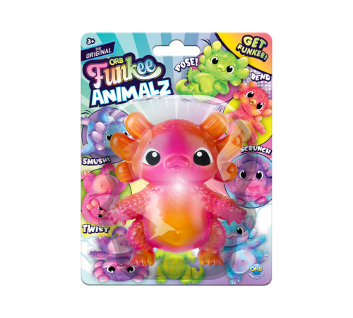 orb 1745901807 jucărie antistres funkee animalz "axolotl" (in sort.)