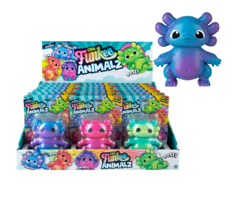 orb 1745901807 jucărie antistres funkee animalz "axolotl" (in sort.)