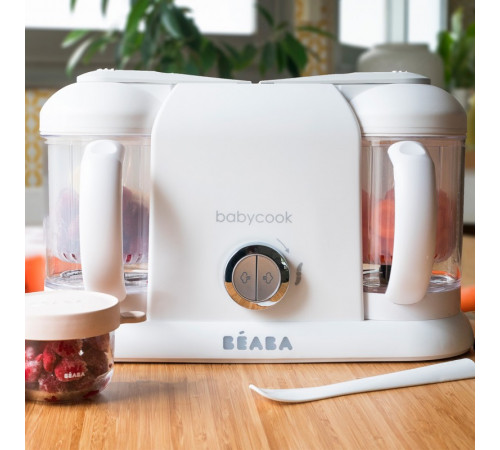 beaba 5273 Пароварка-блендер 4в1 "robot babycook plus" белый