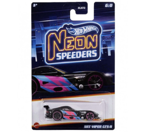 hot wheels hlh72 Базовая машинка « neon speeders» в ассортименте 