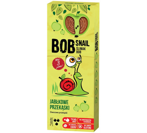 bob snail Натуральные конфеты "Яблоко" (30 гр.)