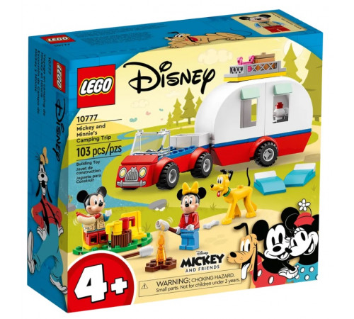  lego disney 10777 Конструктор "Поход Микки Мауса и Минни Маус" (103 дет.)