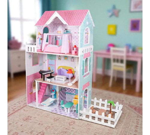 63321 casuta din lemn pentru papusi (114 cm)