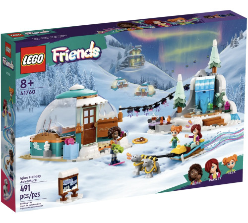 Детский магазин в Кишиневе в Молдове lego friends 41760 Конструктор "Иглу: праздничное приключение" (491дет.)