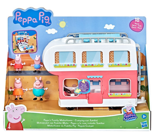  peppa pig f2182 Игровой набор "Семейный кемпер Пеппы"