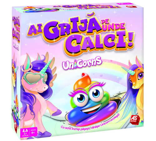  as kids 1040-30127 joc de societate "ai grijă unde calci! unicorn" (ro)