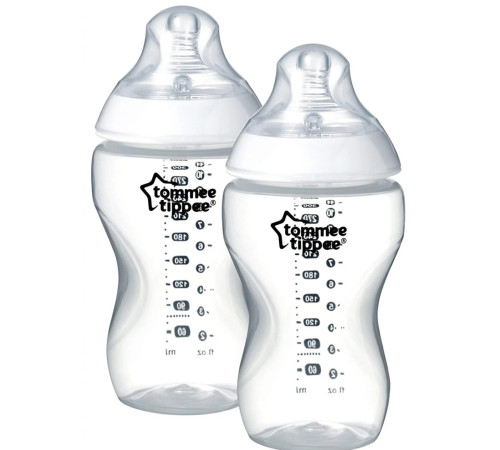 tommee tippee tt0019 Набор из 2 бутылочек "closer to nature" (3 м+) 2х340 мл.