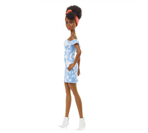 barbie hbv17 papusa "fashionista" intr-o rochie denim