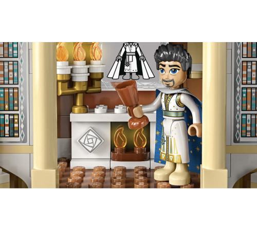 lego disney 43224 constructor „castelul regelui magnifico” (613 el)