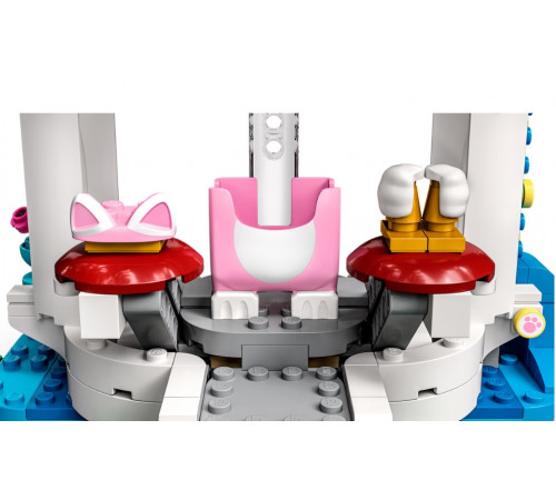 lego super mario 71407 constructor "cat peach suit and frozen tower expansion" (494 el.)