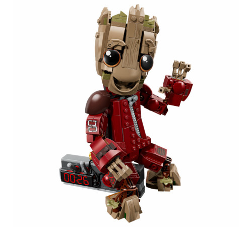 lego marvel 76341 constructor "costumul ravager groot" (604 el.)