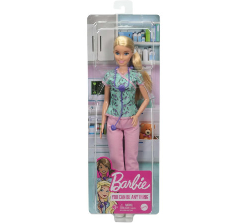 barbie gtw39 păpușa barbie "asistentă medicală" blondă 