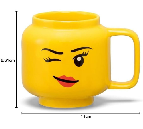 lego Кружка керамическая "winking girl" (255 мл.)