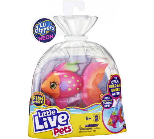 little live pets 26282 jucărie interactivă "pește" în sort.
