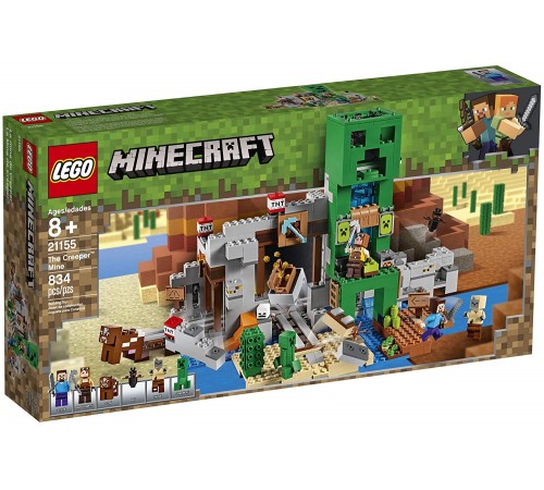 Lego Minecraft 21155 Конструктор "Шахта Крипера" (834 дет.) lego minecraft 21155 Конструктор "Шахта Крипера" (834 дет.)