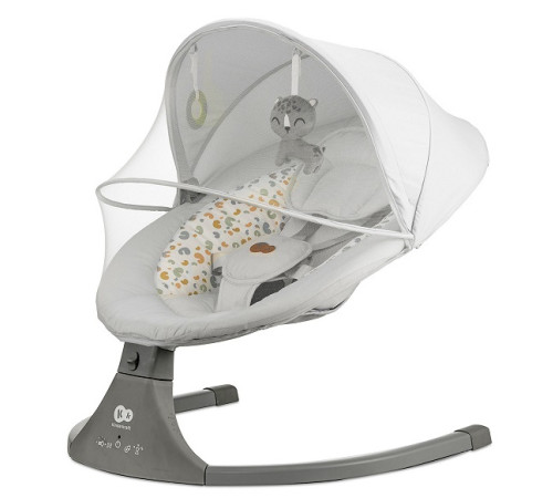  kinderkraft leagan electronic lumi 2 (p&acirc;nă la 9 kg.) light grey