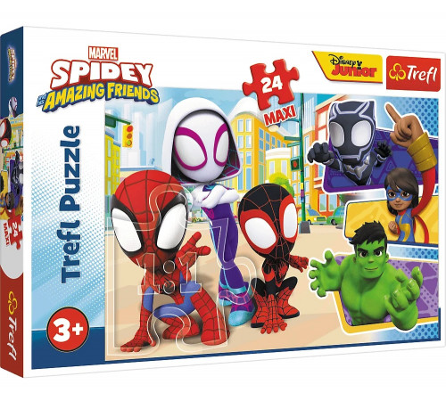  trefl 14348 puzzle "spidey și prietenii lui" (24 el.)