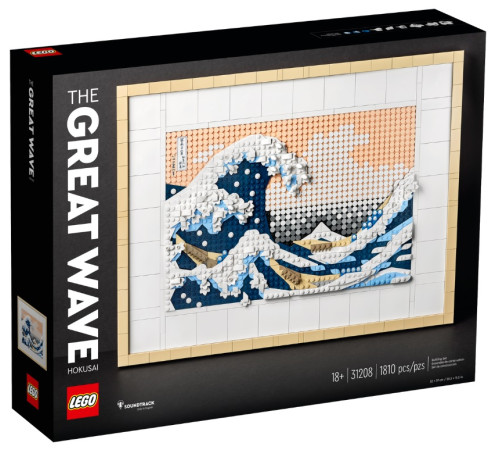 lego art 31208 hokusai - marele val (1810 el.)