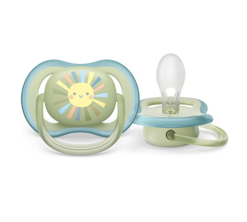 avent scd837/10 set biberon natural (125 ml), suzetă ultra air (0-6 luni)