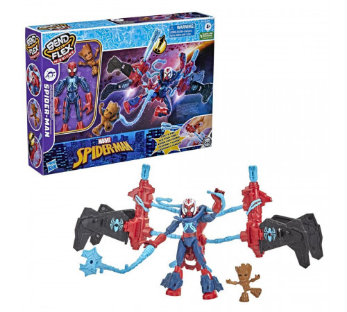 bend and flex f3739 setul de joc  "spider-man: space mission"