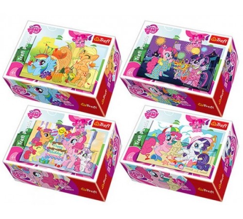 Детский магазин в Кишиневе в Молдове Trefl 54128 Пазлы- мини "My Little Pony" (54 эл.) в асс. trefl 54128 Пазлы- мини "my little pony" (54 эл.) в асс.