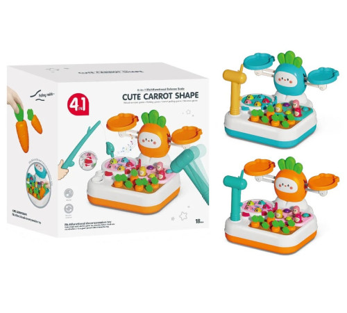 bibiin toys 688-80 Аркадная игра 4в1 с ловлей рыбы (в асс.)