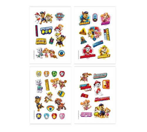 200435 set tatuaje temporare pentru copii "paw patrol"(45 buc.)