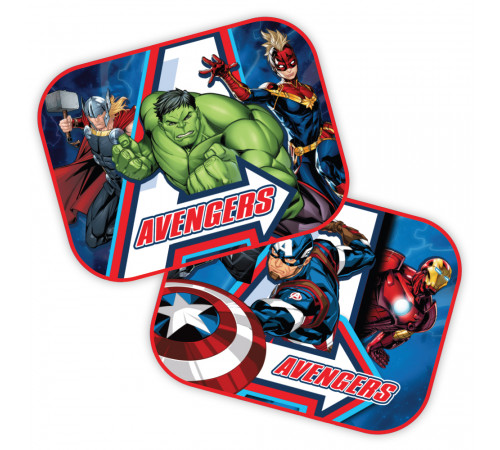 seven 9324 Защитная шторка от солнца "avengers" (2 шт.)