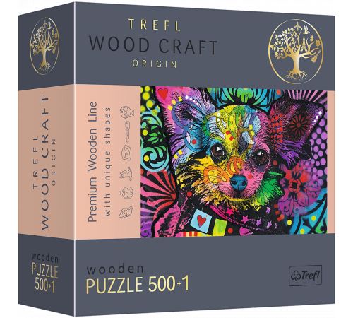  trefl 20160 puzzle "catelul colorat" (501 el.)