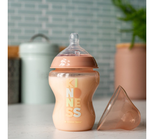 tommee tippee tt0033 biberon "closer to nature" roz (0 luni+) 260 ml.