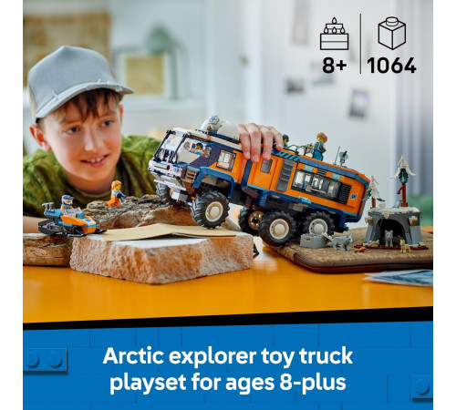 lego city 60471 constructor "camionul laborator științific al exploratorilor arctici" (1517 el.)