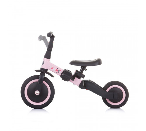 chipolino Трёхколесный велосипед smarty 2-в-1 trksm0204lp розовый