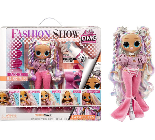 Детский магазин в Кишиневе в Молдове l.o.l. 584292 Кукла surprise! o.m.g. fashion show "Модная прическа королевы Твист"